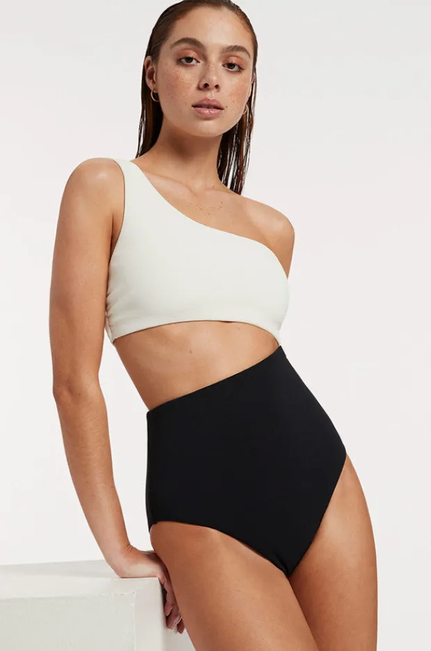 Women Jets Versa Rib One Shoulder One Piece