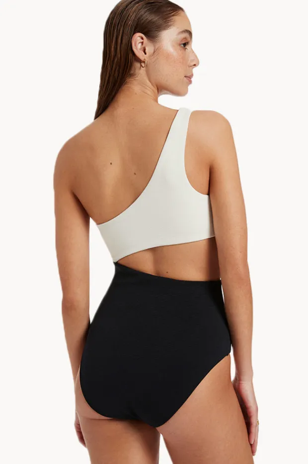 Women Jets Versa Rib One Shoulder One Piece