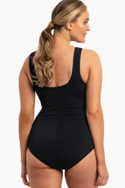 Women Poolproof Vogue Fan Splice Tank One Piece