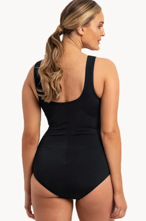 Women Poolproof Vogue Fan Splice Tank One Piece