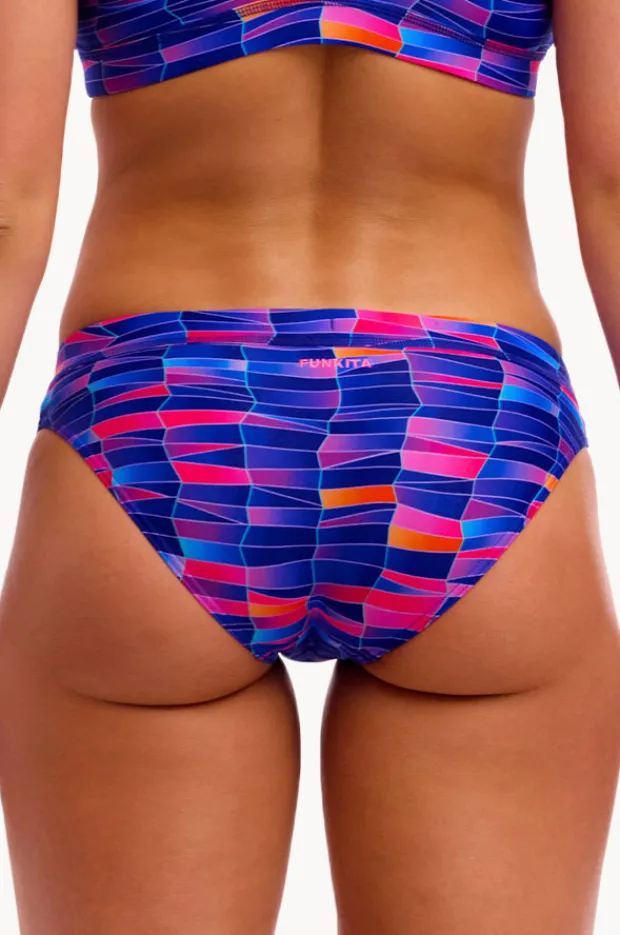 Women Funkita Warped Waves Sports Brief