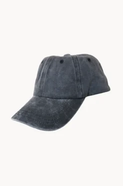 Women Cherry Red Washed Cap