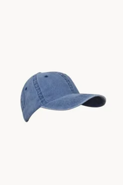 Women Cherry Red Washed Cap