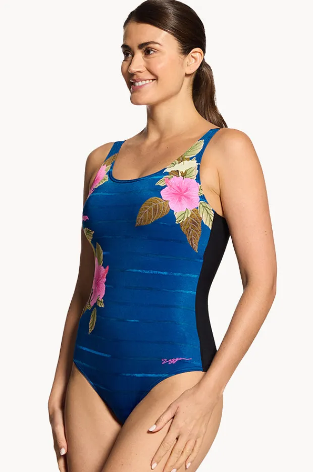 Women Zoggs Waterway Adjustable Scoopback One Piece