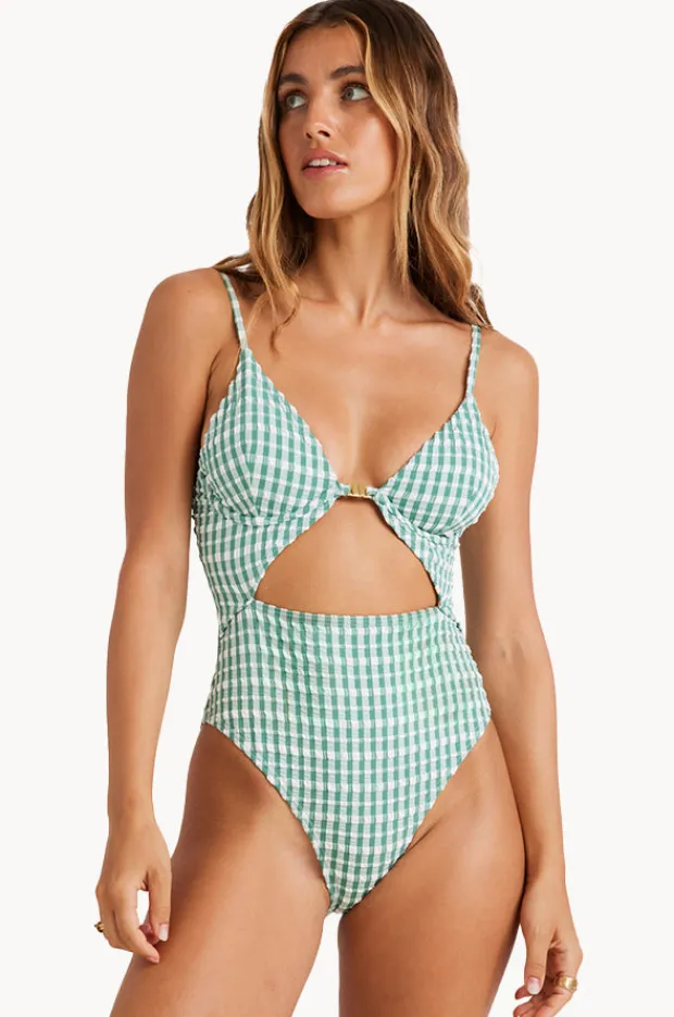 Women Billabong Wave Check Kaia One Piece