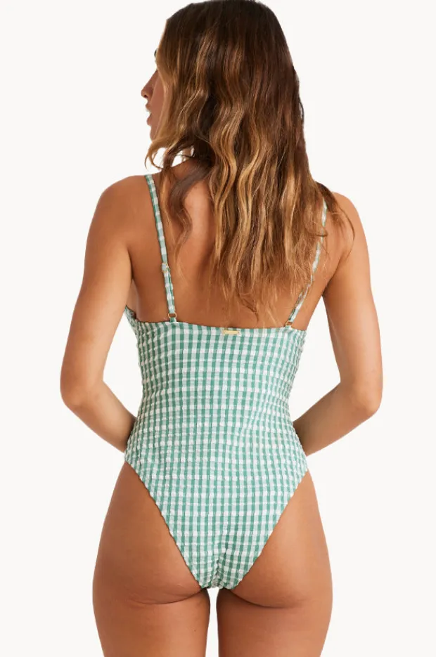 Women Billabong Wave Check Kaia One Piece