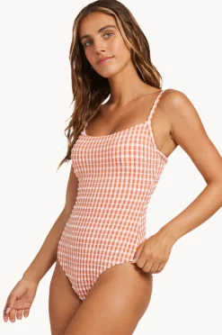 Women Billabong Wave Check Mia DD Cup One Piece