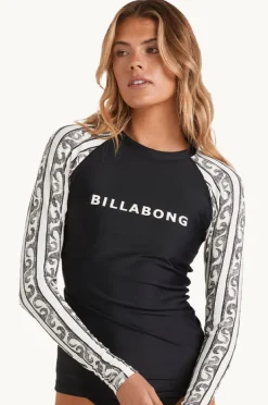 Women Billabong Wave Watcher Leilani Long Sleeve Suntop