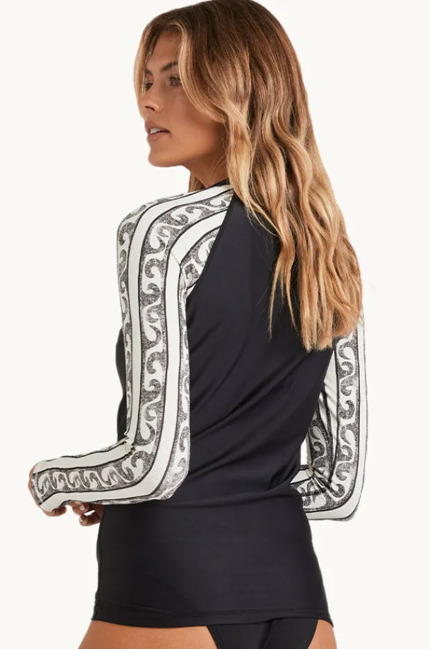Women Billabong Wave Watcher Leilani Long Sleeve Suntop