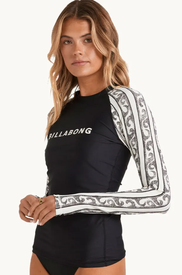 Women Billabong Wave Watcher Leilani Long Sleeve Suntop