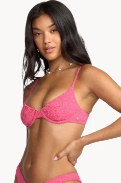 Women Billabong We're Wild Demi Underwire Bra
