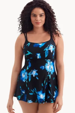 Women Longitude Whimsical Empire Swim Dress