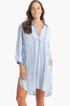 Women Sunseeker Wilder Stripe Painters Shirt