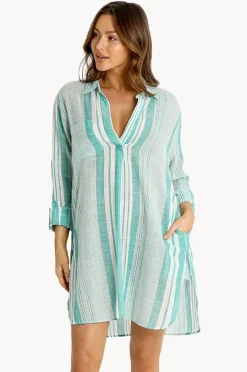 Women Sunseeker Wilder Stripe Painters Shirt
