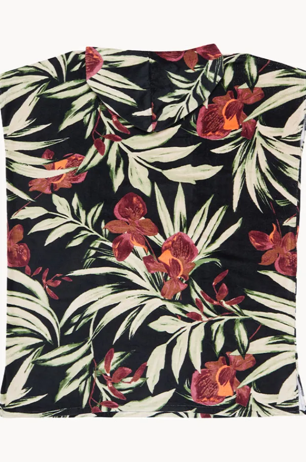 Women Roxy Wind Swept Floral Stay Magical Hooded Towel