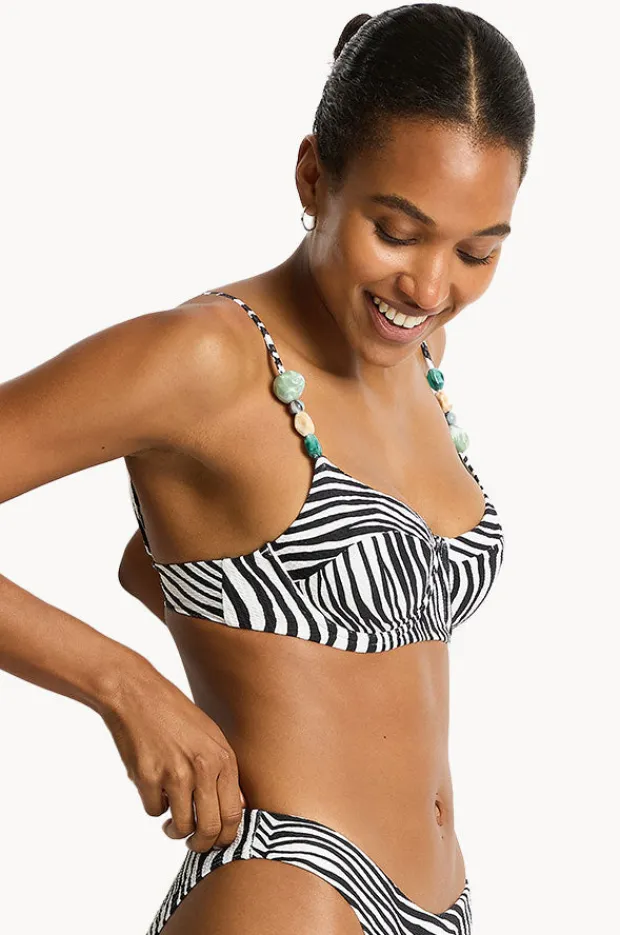 Women Sea Level Zebralis Balconette Bra