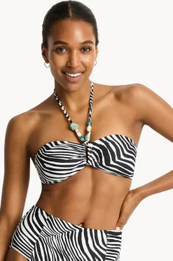 Women Sea Level Zebralis Ring Bandeau
