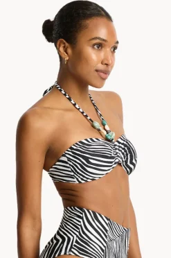 Women Sea Level Zebralis Ring Bandeau