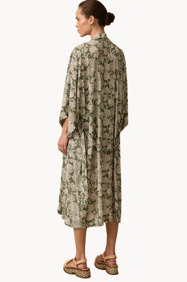 Women Monte u0026 Lou Zeni Long Kimono Robe