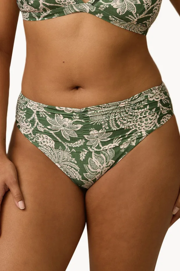Women Monte u0026 Lou Zeni Mid Rise Ruched Pant