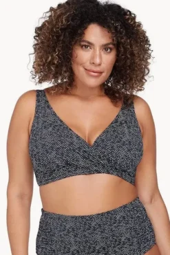 Women Artesands Zig Zag Delacroix Cross Front Bra