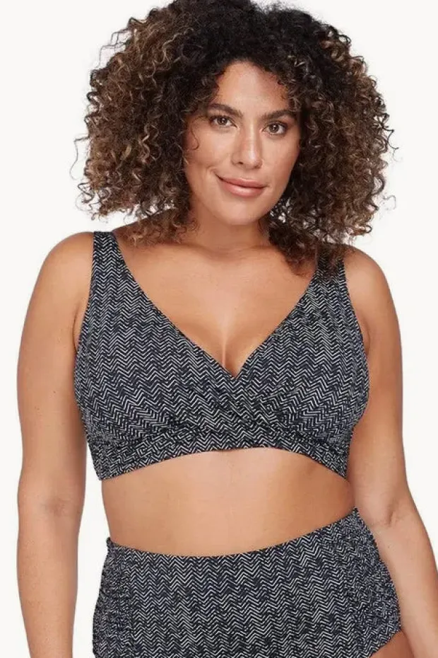 Women Artesands Zig Zag Delacroix Cross Front Bra