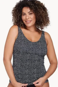 Women Artesands Zig Zag Raphael E/F Cup Tankini Separate