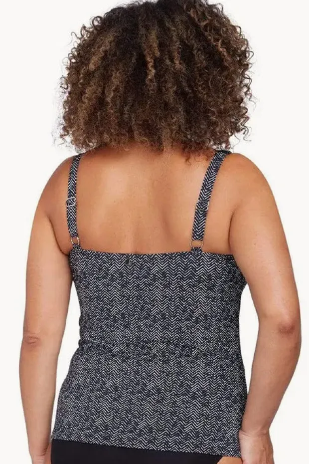 Women Artesands Zig Zag Raphael E/F Cup Tankini Separate